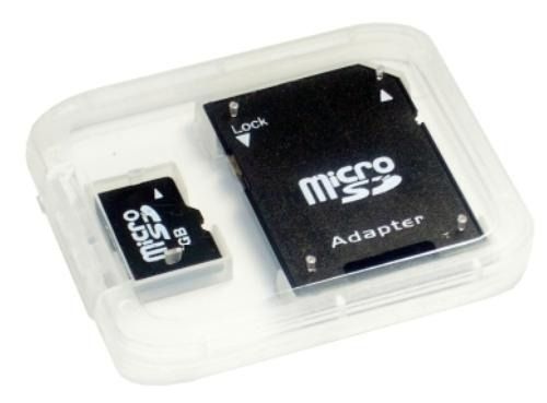 Cartão Microsd Micro Sd Transflash Sd Sdhc 8gb+adaptador Sd