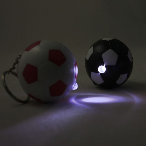 Chaveiro bola de futebol com led
