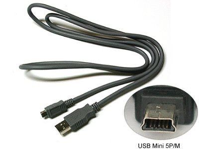 Cabo Usb P/ Mp3 Mp4 Mini Usb 5 Pinos E Algumas Cameras